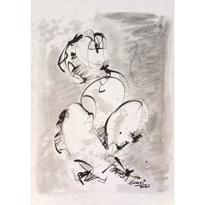Wasi Haider, 11 x 15 inch, Oil On Paper, Figurative Painting, AC-WH-049